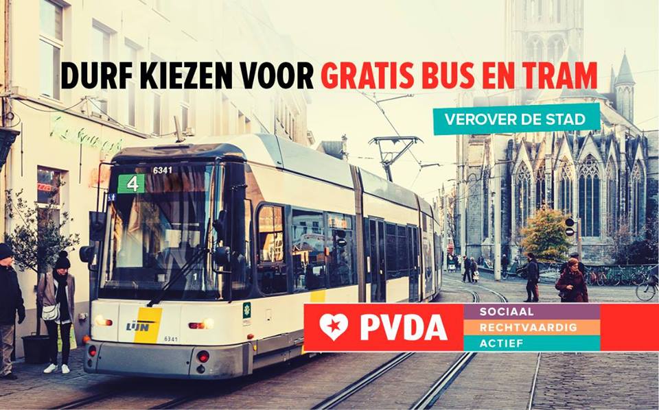 Lancering petitie : Durf kiezen voor gratis bus en tram